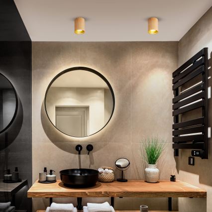 Brilagi - Spot LED RGBW dimmable TRINE 1xGU10/30W/230V 2700-6500K Wi-Fi décor chêne