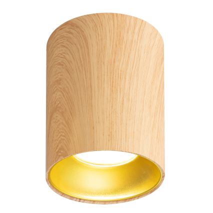 Brilagi - Spot LED RGBW dimmable TRINE 1xGU10/4,8W/230V 3000K finition chêne + télécommande