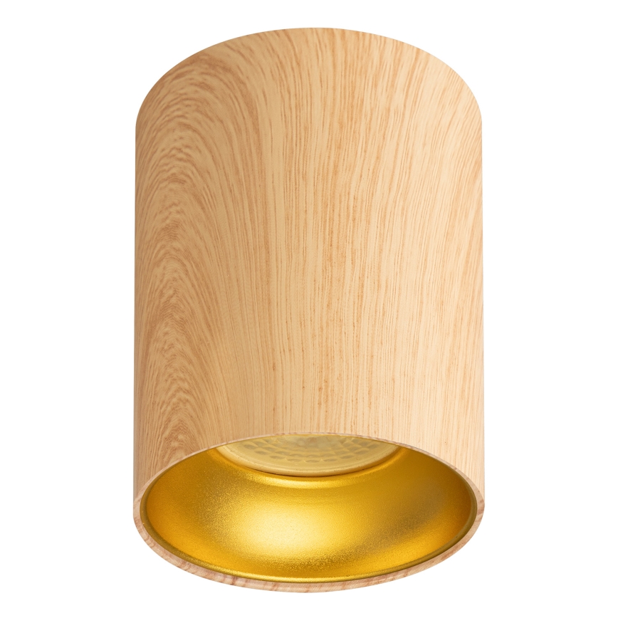 Brilagi - Spot LED RGBW dimmable TRINE 1xGU10/4,8W/230V 3000K finition chêne + télécommande