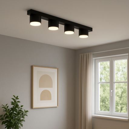 Brilagi - Spot LED RGB+CCT dimmable MONO 4xGX53/14W/230V 2700-6500K Wi-Fi Tuya noir