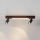 Brilagi - Spot LED SELE 2xGU10/30W/230V + LED/15W noir/décor chêne