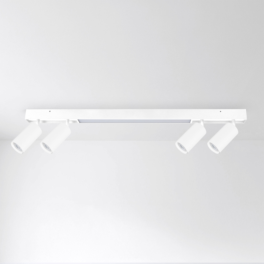 Brilagi - Spot LED SELE 4xGU10/30W/230V + LED/20W blanc