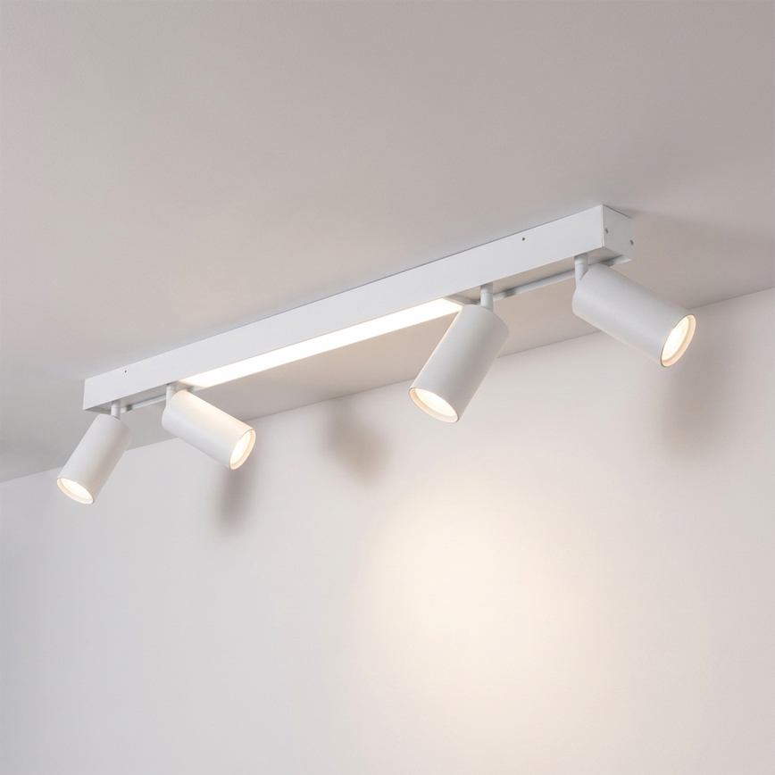 Brilagi - Spot LED SELE 4xGU10/30W/230V + LED/20W blanc