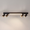 Brilagi - Spot LED SELE 4xGU10/30W/230V + LED/20W noir