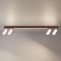 Brilagi - Spot LED SELE 4xGU10/30W/230V + LED/25W blanc/décor chêne