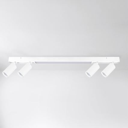 Brilagi - Spot LED SELE 4xGU10/30W/230V + LED/25W blanc