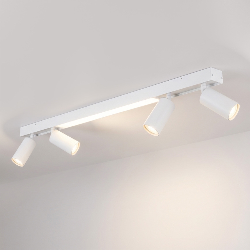 Brilagi - Spot LED SELE 4xGU10/30W/230V + LED/25W blanc