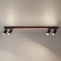 BRILAGI - spot LED SELE 4xGU10/30W/230V + LED/25W noir/décor cerisier