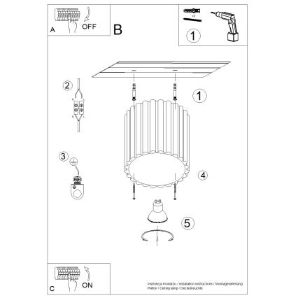 Brilagi - Spot LED SFERA 1xGU10/10W/230V Ø 10 cm, crème