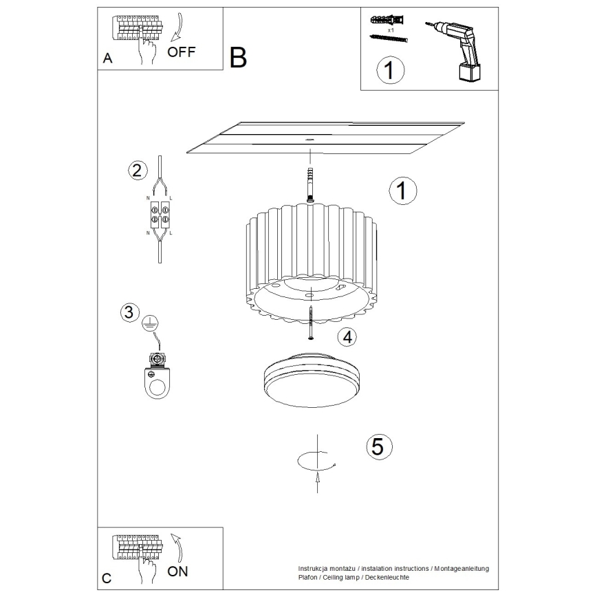 Brilagi - Spot LED SFERA 1xGX53/30W/230V Ø 10 cm crème