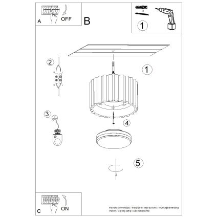 Brilagi - Spot LED SFERA 1xGX53/30W/230V Ø 10 cm marron