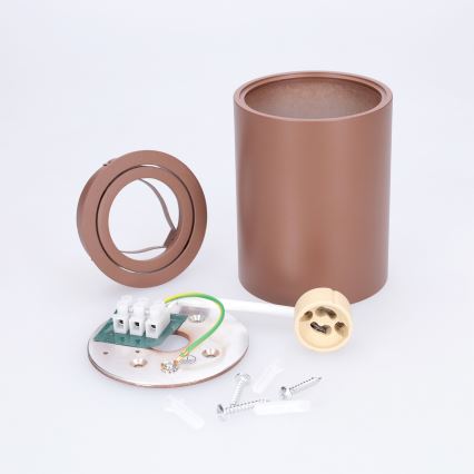 BRILAGI - Spot MIA 1xGU10/30W/230V 100x80 mm marron