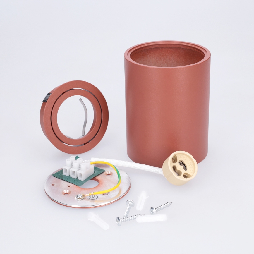 BRILAGI - Spot MIA 1xGU10/30W/230V 100x80 mm marron