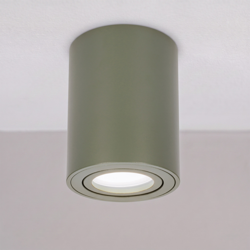 BRILAGI - Spot MIA 1xGU10/30W/230V 100x80 mm vert foncé