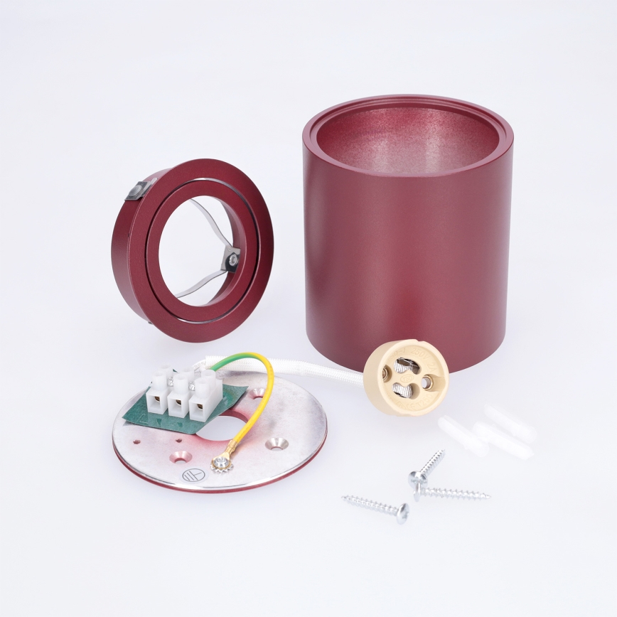 BRILAGI - Spot MIA 1xGU10/30W/230V 84x80 mm bordeaux