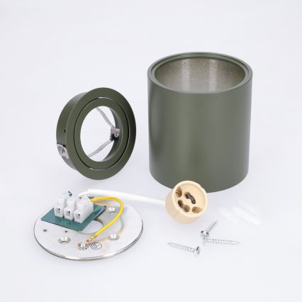BRILAGI - Spot MIA 1xGU10/30W/230V 84x80 mm vert foncé