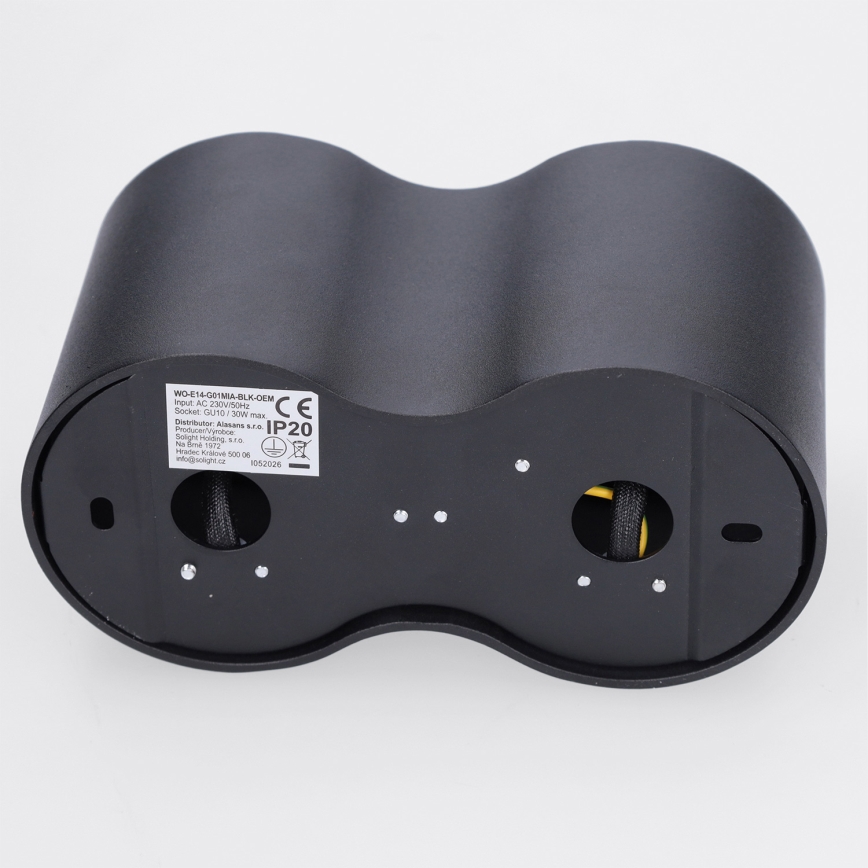 BRILAGI - Spot MIA DOUBLE 2xGU10/30W/230V noir