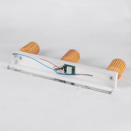 Brilagi - Spot MODERN WOOD 3xGU10/8W/230V bois/blanc