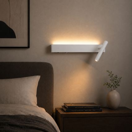 Brilagi - Spot mural ARLIX LED/3W/230V + LED/7W blanc IRC 90