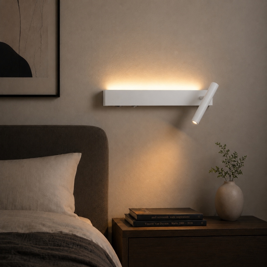 Brilagi - Spot mural ARLIX LED/3W/230V + LED/7W blanc IRC 90
