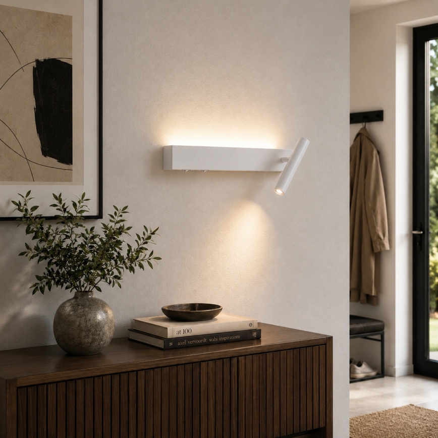 Brilagi - Spot mural ARLIX LED/3W/230V + LED/7W blanc IRC 90