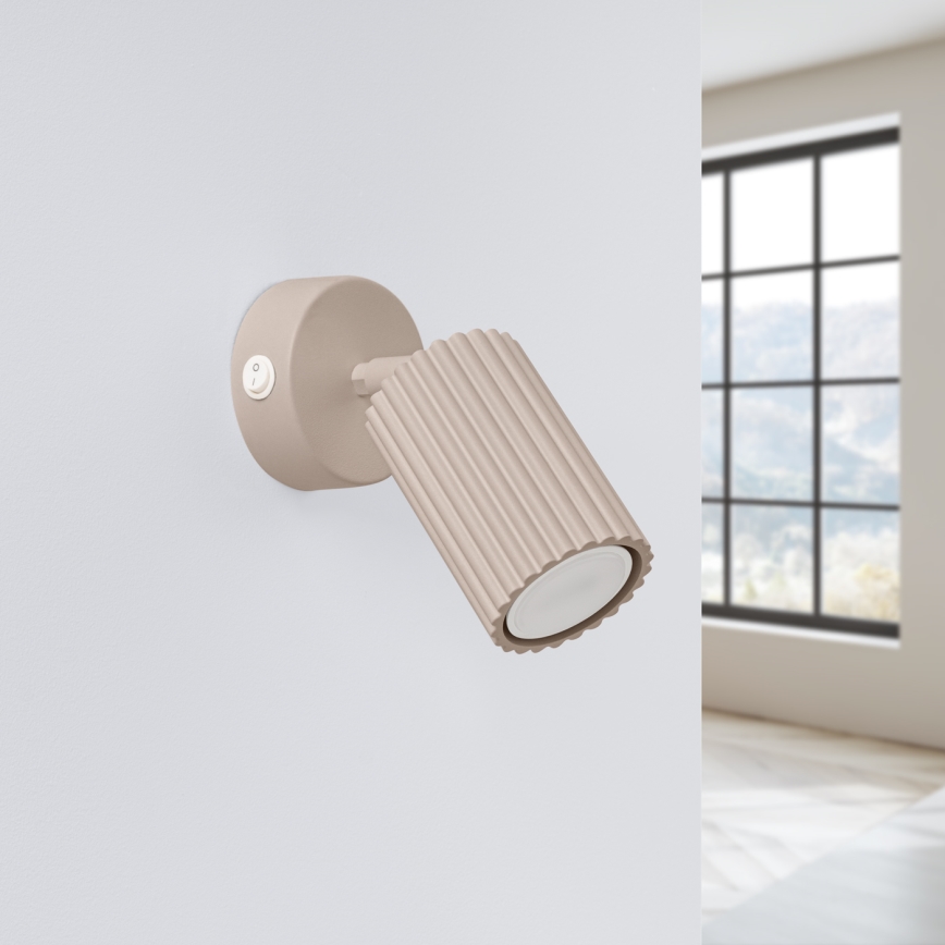 Brilagi - Spot mural CRESTO 1xGU10/10W/230V taupe