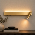 Brilagi - Spot mural LED ARLIX LED/3W/230V + LED/7W doré IRC 90