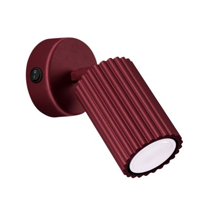 Brilagi - Spot mural LED CRESTO 1x GU10/10W/230V bordeaux