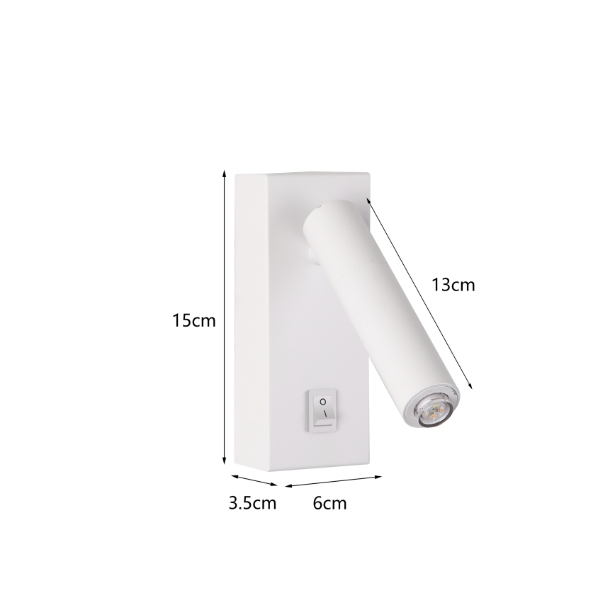 Brilagi - Spot mural LED MAYA 1xG9/7W/230V blanc