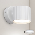 Brilagi - Spot mural LED RGB+CCT dimmable STRIPY 1xGX53/14W/230V 2700-6500K Wi-Fi Tuya blanc