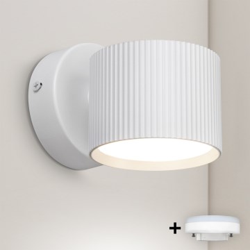 Brilagi - Spot mural LED RGB+CCT dimmable STRIPY 1xGX53/14W/230V 2700-6500K Wi-Fi Tuya blanc