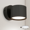 Brilagi - Spot mural LED RGB+CCT dimmable STRIPY 1xGX53/14W/230V 2700-6500K Wi-Fi Tuya noir