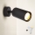Brilagi - Spot mural LED RGBW dimmable avec interrupteur intégré SELE 1xGU10/4,8W/230V 3000K noir + télécommande