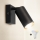 Brilagi - Spot mural LED RGBW dimmable avec interrupteur SELE 1xGU10/4,8W/230V 3000K noir/doré + télécommande
