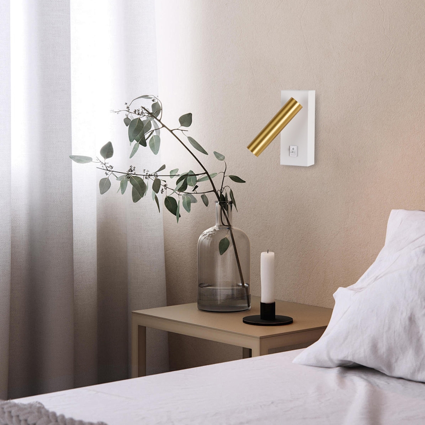 Brilagi - Spot mural MAYA LED/3W/230V 4000K blanc/doré