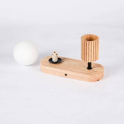 Brilagi - Spot mural MODERN WOOD 1xG9/5W/230V + 1xGU10/8W bois d'hévéa