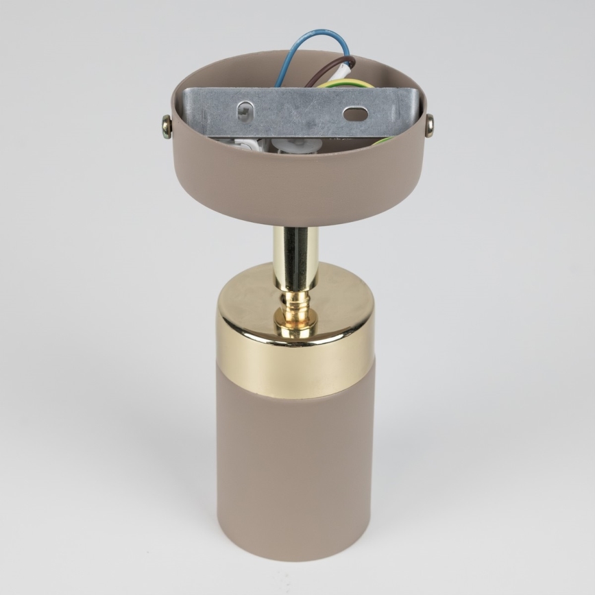 Brilagi - Spot mural POKER 1xGU10/25W/230V beige/doré