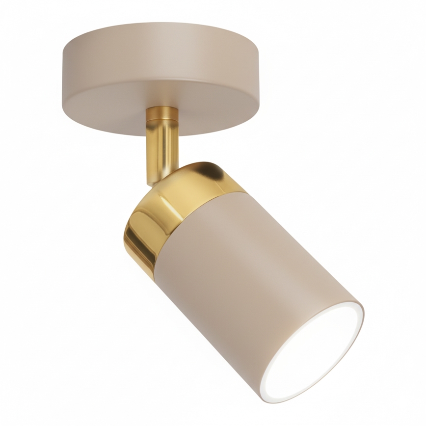 Brilagi - Spot mural POKER 1xGU10/25W/230V beige/doré