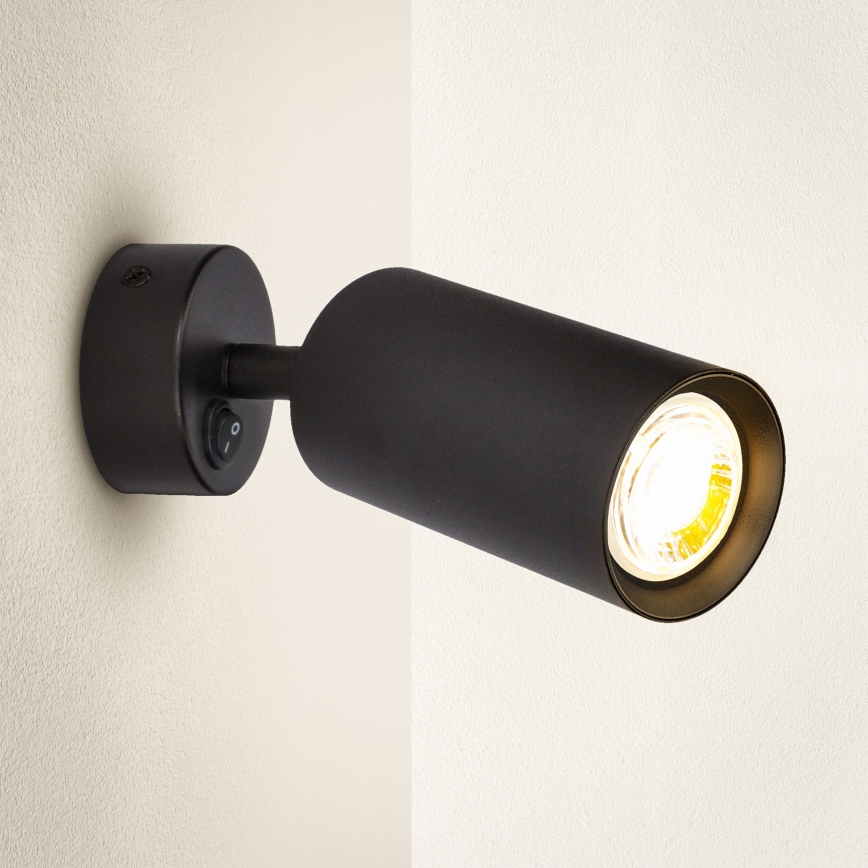 Brilagi - Spot mural SELE 1xGU10/30W/230V noir