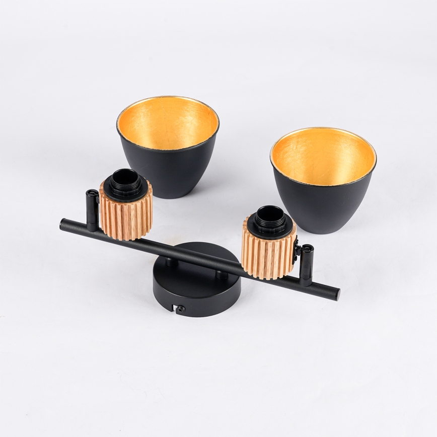 Brilagi - Spot ODENSE 2xE14/10W/230V bois/noir