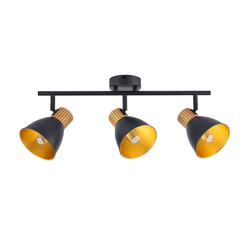 Brilagi - Spot ODENSE 3xE14/10W/230V bois/noir