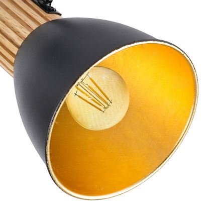 Brilagi - Spot ODENSE 3xE14/10W/230V bois/noir