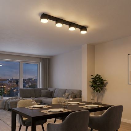 Brilagi - Spot orientable 4xGX53/12W/230V noir