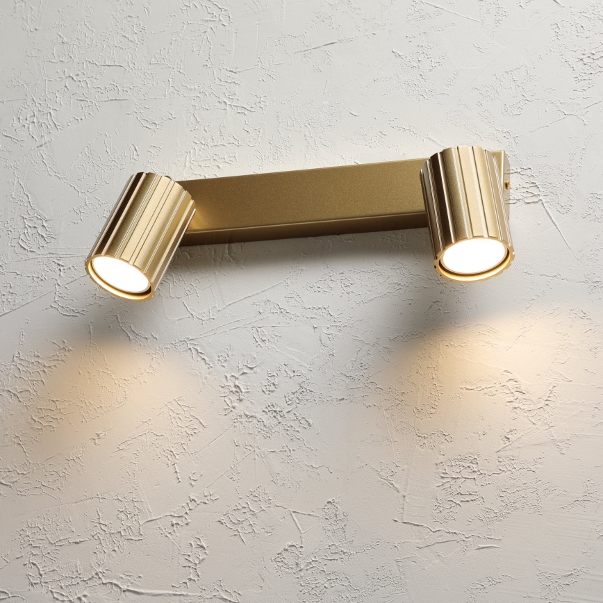 Brilagi - Spot orientable CRISPINA 2xGU10/10W/230V doré