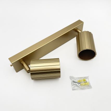 Brilagi - Spot orientable CRISPINA 2xGU10/10W/230V doré