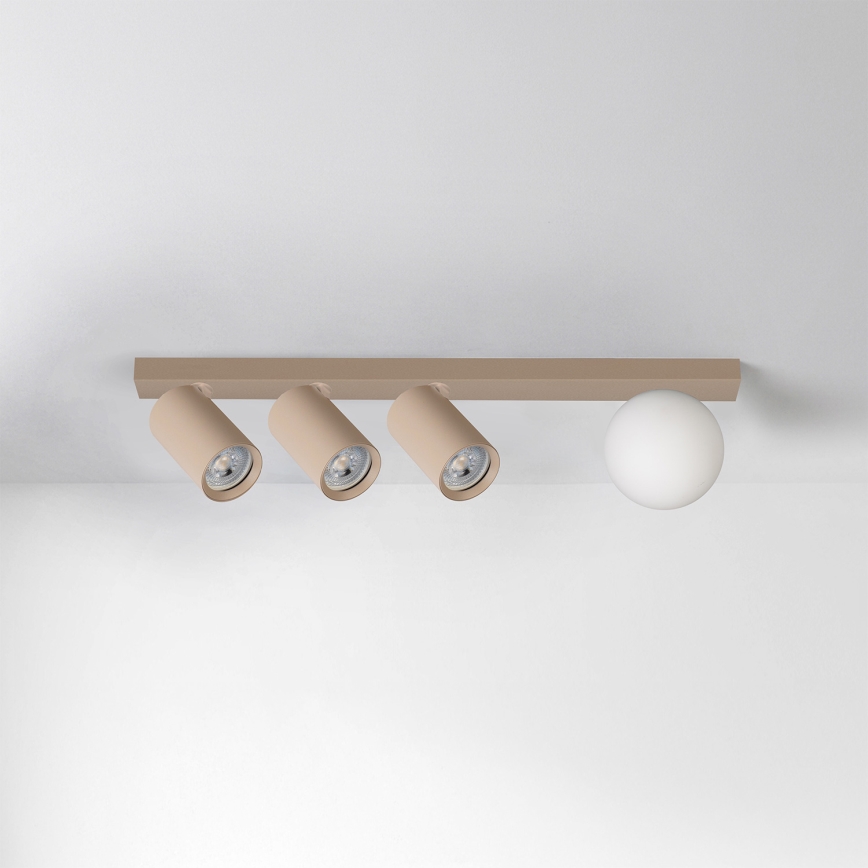 Brilagi - Spot orientable SELE BALL 3xGU10/30W/230V + 1xG9/10W beige