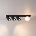Brilagi - Spot orientable SELE BALL 3xGU10/30W/230V + 1xG9/10W noir
