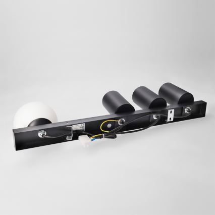 Brilagi - Spot orientable SELE BALL 3xGU10/30W/230V + 1xG9/10W noir