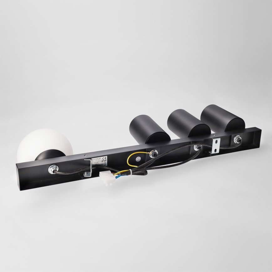 Brilagi - Spot orientable SELE BALL 3xGU10/30W/230V + 1xG9/10W noir