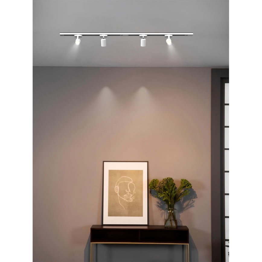 Brilagi - Spot pour rail HUSKY 4xGU10/10W/230V blanc